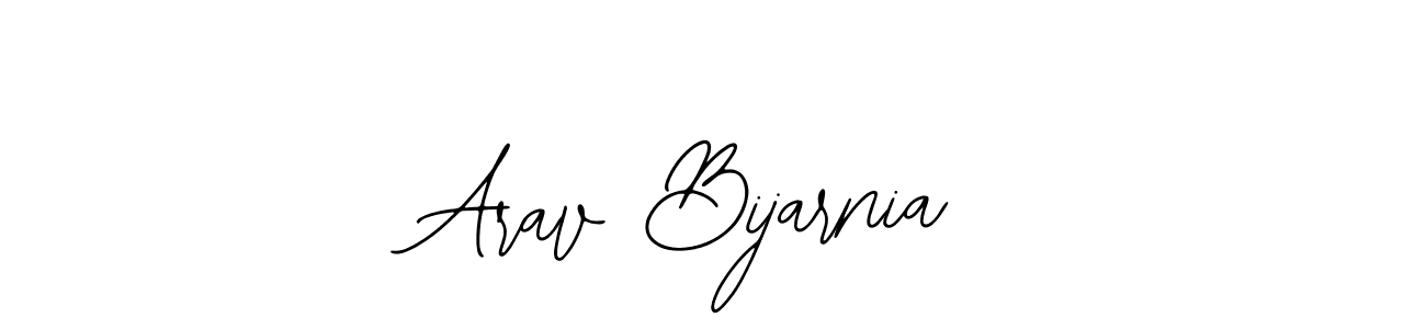 Arav Bijarnia stylish signature style. Best Handwritten Sign (Bearetta-2O07w) for my name. Handwritten Signature Collection Ideas for my name Arav Bijarnia. Arav Bijarnia signature style 12 images and pictures png