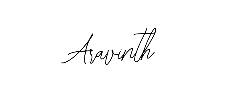 How to make Aravinth signature? Bearetta-2O07w is a professional autograph style. Create handwritten signature for Aravinth name. Aravinth signature style 12 images and pictures png