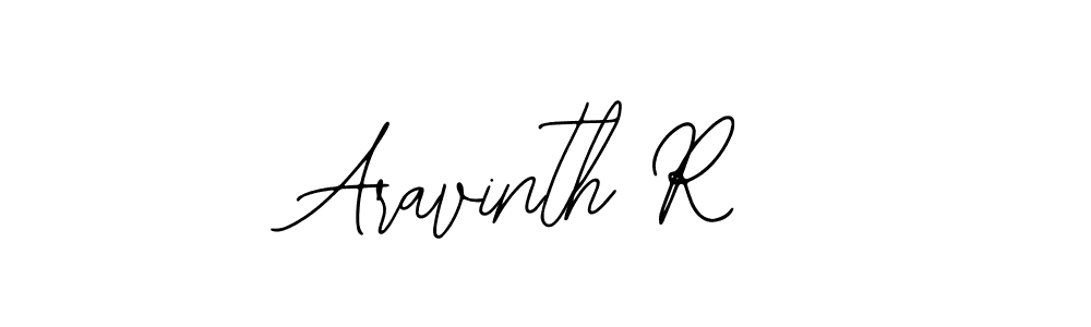 Design your own signature with our free online signature maker. With this signature software, you can create a handwritten (Bearetta-2O07w) signature for name Aravinth R. Aravinth R signature style 12 images and pictures png