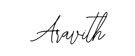 A modern signature idea for name Aravith using Bearetta-2O07w font. Clean strokes and elegant curves make it stand out instantly. Aravith signature style 12 images and pictures png