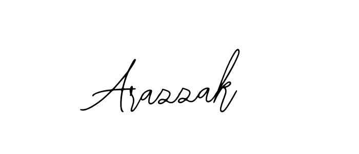 The best way (Bearetta-2O07w) to make a short signature is to pick only two or three words in your name. The name Arazzak include a total of six letters. For converting this name. Arazzak signature style 12 images and pictures png