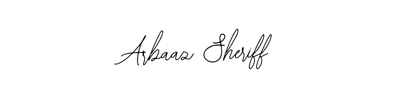 Make a beautiful signature design for name Arbaaz Sheriff. With this signature (Bearetta-2O07w) style, you can create a handwritten signature for free. Arbaaz Sheriff signature style 12 images and pictures png