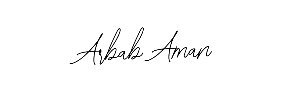 How to make Arbab Aman signature? Bearetta-2O07w is a professional autograph style. Create handwritten signature for Arbab Aman name. Arbab Aman signature style 12 images and pictures png