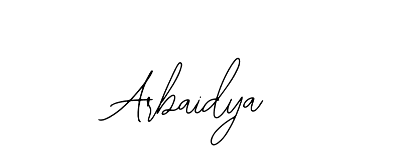 How to make Arbaidya signature? Bearetta-2O07w is a professional autograph style. Create handwritten signature for Arbaidya name. Arbaidya signature style 12 images and pictures png