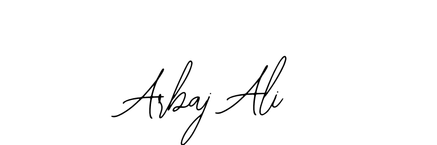 You should practise on your own different ways (Bearetta-2O07w) to write your name (Arbaj Ali) in signature. don't let someone else do it for you. Arbaj Ali signature style 12 images and pictures png