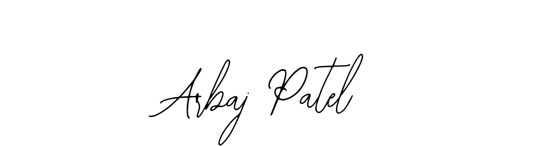 How to make Arbaj Patel signature? Bearetta-2O07w is a professional autograph style. Create handwritten signature for Arbaj Patel name. Arbaj Patel signature style 12 images and pictures png