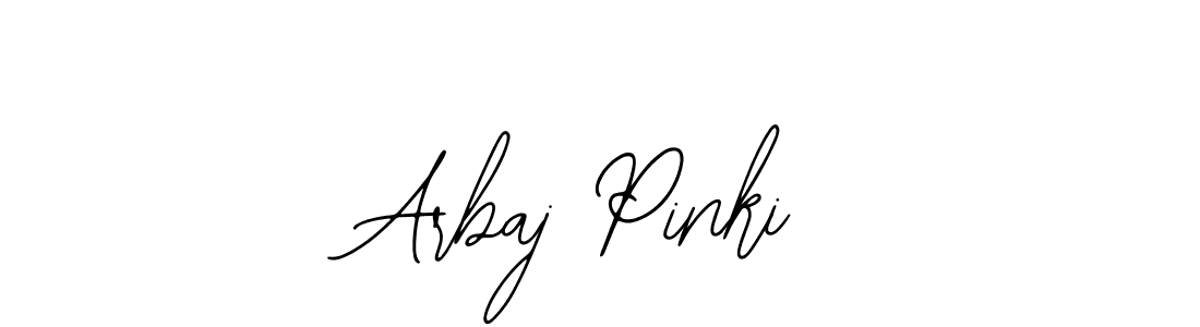 Make a beautiful signature design for name Arbaj Pinki. Use this online signature maker to create a handwritten signature for free. Arbaj Pinki signature style 12 images and pictures png