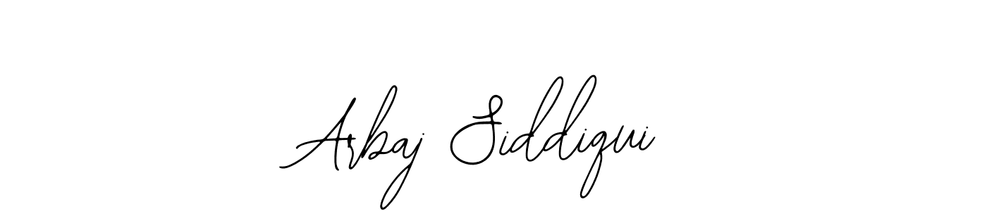 Design your own signature with our free online signature maker. With this signature software, you can create a handwritten (Bearetta-2O07w) signature for name Arbaj Siddiqui. Arbaj Siddiqui signature style 12 images and pictures png