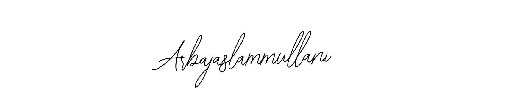 Similarly Bearetta-2O07w is the best handwritten signature design. Signature creator online .You can use it as an online autograph creator for name Arbajaslammullani. Arbajaslammullani signature style 12 images and pictures png