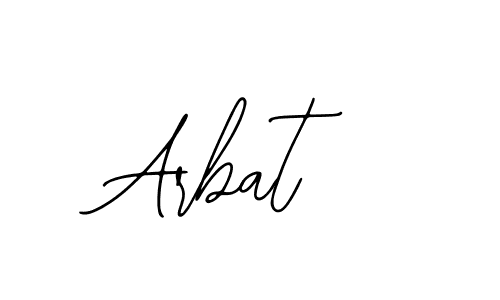 Design your own signature with our free online signature maker. With this signature software, you can create a handwritten (Bearetta-2O07w) signature for name Arbat. Arbat signature style 12 images and pictures png