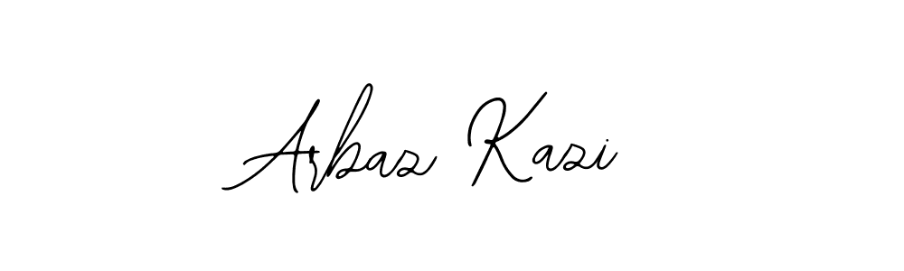 Design your own signature with our free online signature maker. With this signature software, you can create a handwritten (Bearetta-2O07w) signature for name Arbaz Kazi. Arbaz Kazi signature style 12 images and pictures png