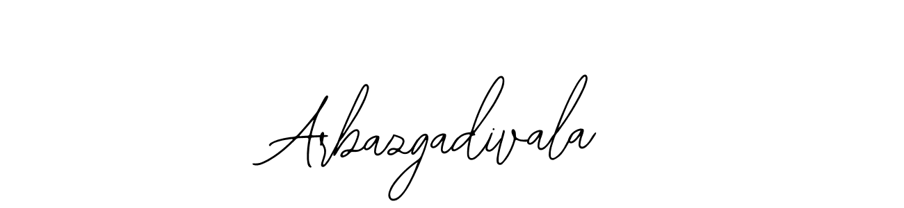 Design your own signature with our free online signature maker. With this signature software, you can create a handwritten (Bearetta-2O07w) signature for name Arbazgadivala. Arbazgadivala signature style 12 images and pictures png
