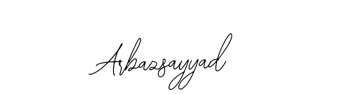 Create a beautiful signature design for name Arbazsayyad. With this signature (Bearetta-2O07w) fonts, you can make a handwritten signature for free. Arbazsayyad signature style 12 images and pictures png