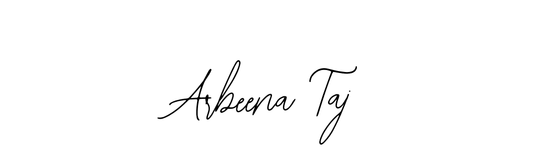 How to Draw Arbeena Taj signature style? Bearetta-2O07w is a latest design signature styles for name Arbeena Taj. Arbeena Taj signature style 12 images and pictures png