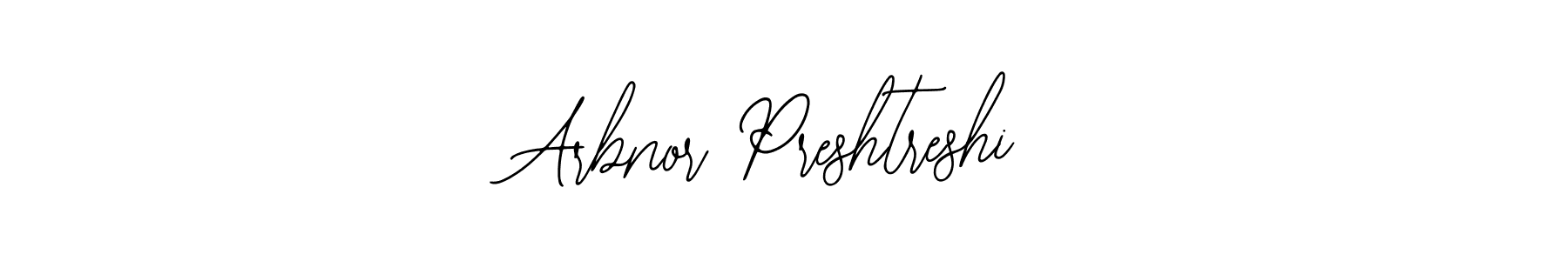 Create a beautiful signature design for name Arbnor Preshtreshi. With this signature (Bearetta-2O07w) fonts, you can make a handwritten signature for free. Arbnor Preshtreshi signature style 12 images and pictures png