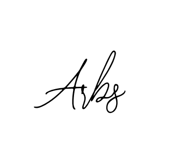 Design your own signature with our free online signature maker. With this signature software, you can create a handwritten (Bearetta-2O07w) signature for name Arbs. Arbs signature style 12 images and pictures png