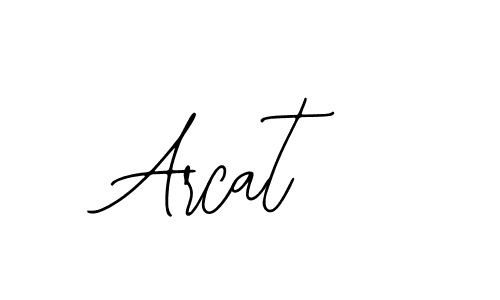 Also You can easily find your signature by using the search form. We will create Arcat name handwritten signature images for you free of cost using Bearetta-2O07w sign style. Arcat signature style 12 images and pictures png