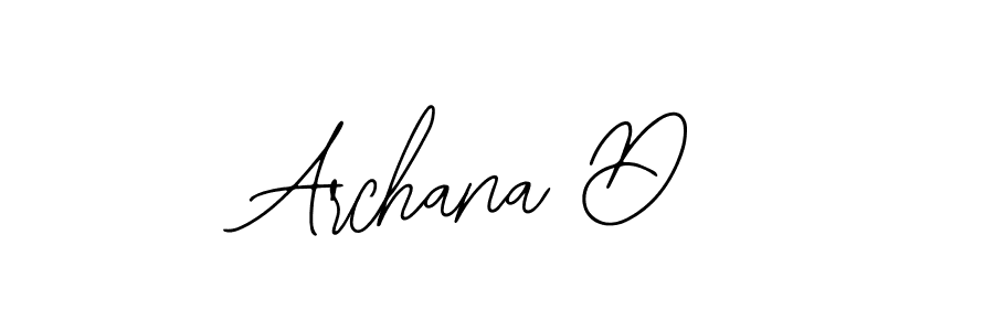 Also we have Archana D name is the best signature style. Create professional handwritten signature collection using Bearetta-2O07w autograph style. Archana D signature style 12 images and pictures png