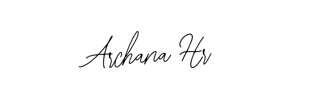 Design your own signature with our free online signature maker. With this signature software, you can create a handwritten (Bearetta-2O07w) signature for name Archana Hr. Archana Hr signature style 12 images and pictures png