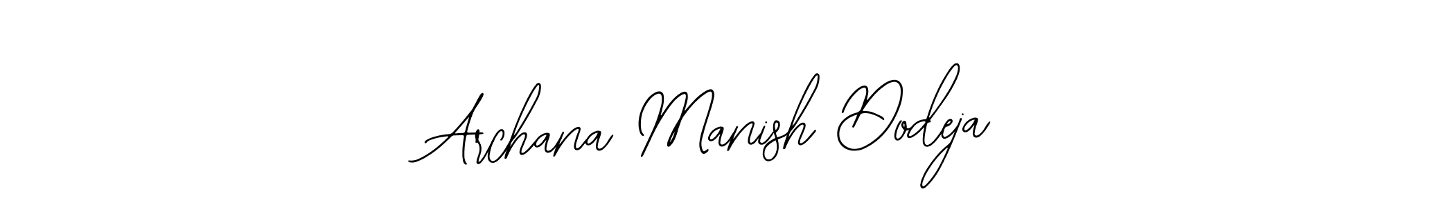 Make a beautiful signature design for name Archana Manish Dodeja. With this signature (Bearetta-2O07w) style, you can create a handwritten signature for free. Archana Manish Dodeja signature style 12 images and pictures png