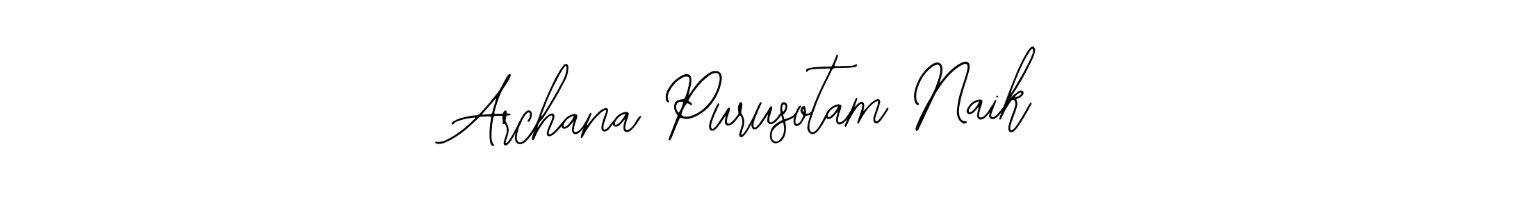 Also we have Archana Purusotam Naik name is the best signature style. Create professional handwritten signature collection using Bearetta-2O07w autograph style. Archana Purusotam Naik signature style 12 images and pictures png