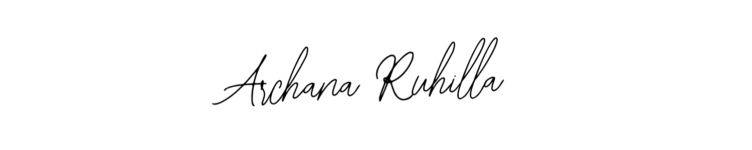 Use a signature maker to create a handwritten signature online. With this signature software, you can design (Bearetta-2O07w) your own signature for name Archana Ruhilla. Archana Ruhilla signature style 12 images and pictures png