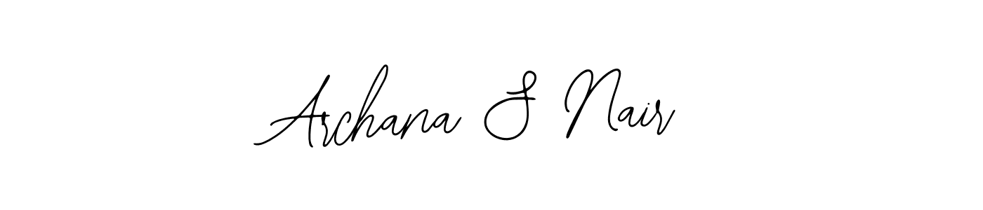 Archana S Nair stylish signature style. Best Handwritten Sign (Bearetta-2O07w) for my name. Handwritten Signature Collection Ideas for my name Archana S Nair. Archana S Nair signature style 12 images and pictures png