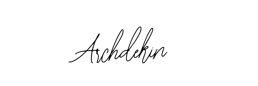 The best way (Bearetta-2O07w) to make a short signature is to pick only two or three words in your name. The name Archdekin include a total of six letters. For converting this name. Archdekin signature style 12 images and pictures png