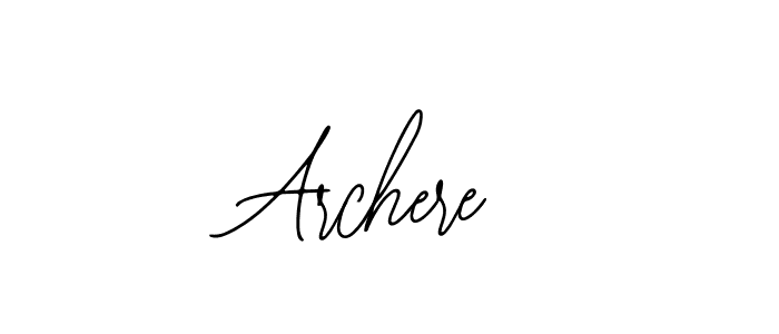 Archere stylish signature style. Best Handwritten Sign (Bearetta-2O07w) for my name. Handwritten Signature Collection Ideas for my name Archere. Archere signature style 12 images and pictures png