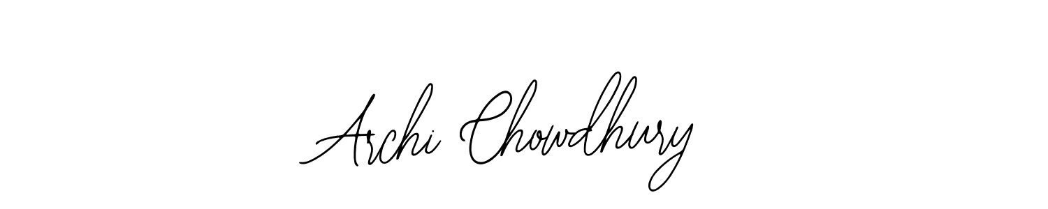 The best way (Bearetta-2O07w) to make a short signature is to pick only two or three words in your name. The name Archi Chowdhury include a total of six letters. For converting this name. Archi Chowdhury signature style 12 images and pictures png