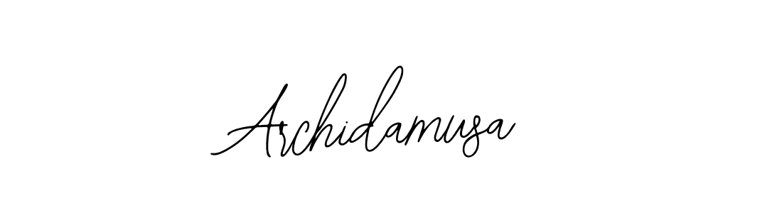 Make a beautiful signature design for name Archidamusa. With this signature (Bearetta-2O07w) style, you can create a handwritten signature for free. Archidamusa signature style 12 images and pictures png