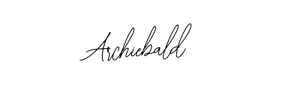 Bearetta-2O07w is a professional signature style that is perfect for those who want to add a touch of class to their signature. It is also a great choice for those who want to make their signature more unique. Get Archiebald name to fancy signature for free. Archiebald signature style 12 images and pictures png