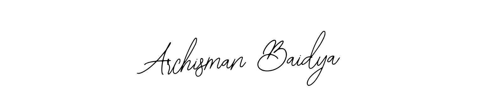 It looks lik you need a new signature style for name Archisman Baidya. Design unique handwritten (Bearetta-2O07w) signature with our free signature maker in just a few clicks. Archisman Baidya signature style 12 images and pictures png