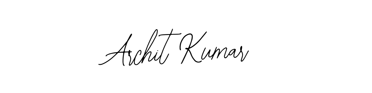 Design your own signature with our free online signature maker. With this signature software, you can create a handwritten (Bearetta-2O07w) signature for name Archit Kumar. Archit Kumar signature style 12 images and pictures png