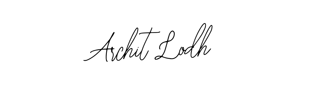 Create a beautiful signature design for name Archit Lodh. With this signature (Bearetta-2O07w) fonts, you can make a handwritten signature for free. Archit Lodh signature style 12 images and pictures png