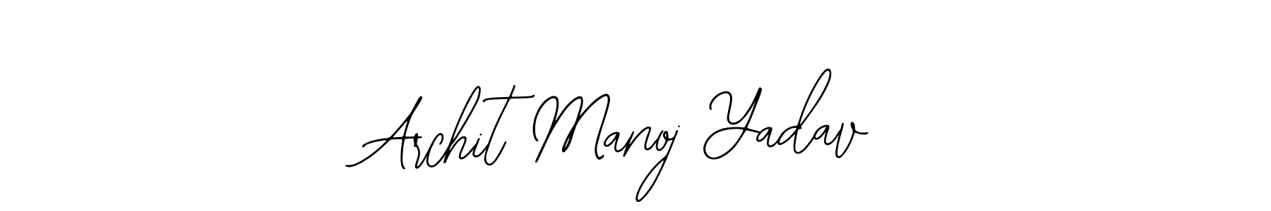 Make a beautiful signature design for name Archit Manoj Yadav. Use this online signature maker to create a handwritten signature for free. Archit Manoj Yadav signature style 12 images and pictures png