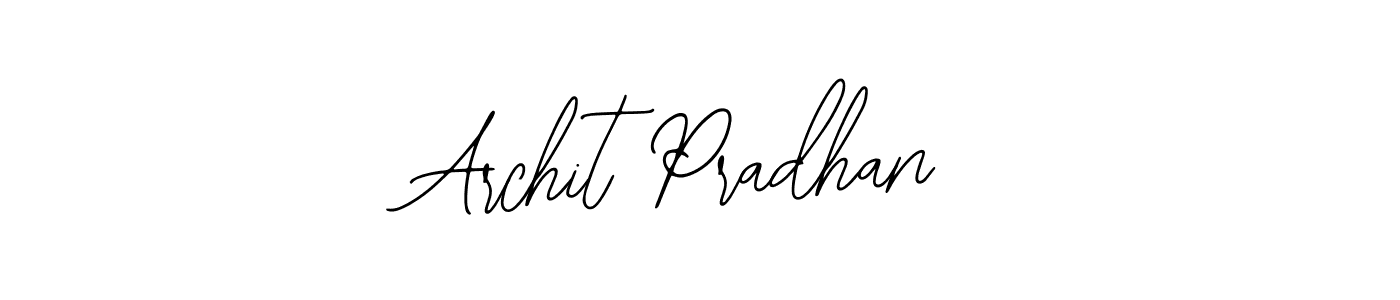 Create a beautiful signature design for name Archit Pradhan. With this signature (Bearetta-2O07w) fonts, you can make a handwritten signature for free. Archit Pradhan signature style 12 images and pictures png