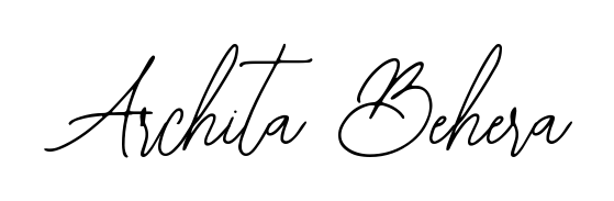 The Bearetta-2O07w handwriting style adds charm and authenticity to name Archita Behera. A wonderful choice for personal thank-you notes. Archita Behera signature style 12 images and pictures png