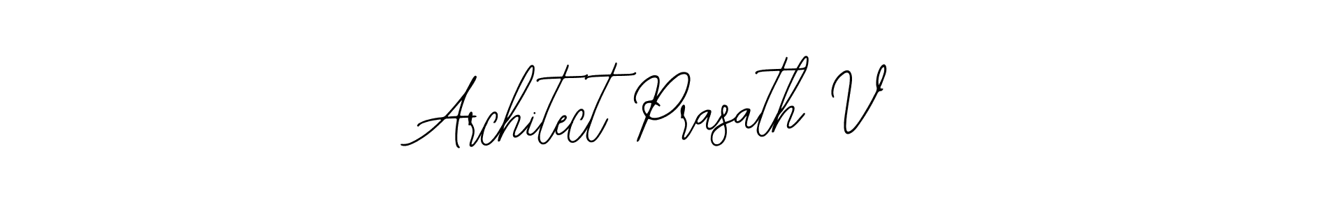 Also You can easily find your signature by using the search form. We will create Architect Prasath V name handwritten signature images for you free of cost using Bearetta-2O07w sign style. Architect Prasath V signature style 12 images and pictures png