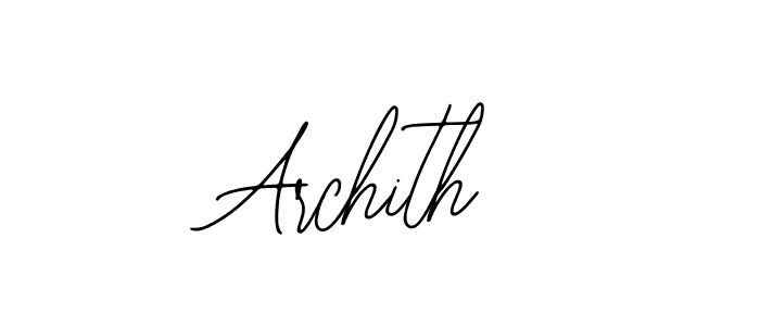 Also we have Archith name is the best signature style. Create professional handwritten signature collection using Bearetta-2O07w autograph style. Archith signature style 12 images and pictures png