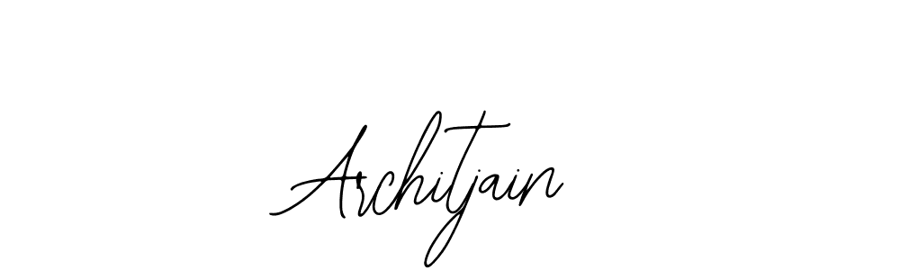 The best way (Bearetta-2O07w) to make a short signature is to pick only two or three words in your name. The name Architjain include a total of six letters. For converting this name. Architjain signature style 12 images and pictures png