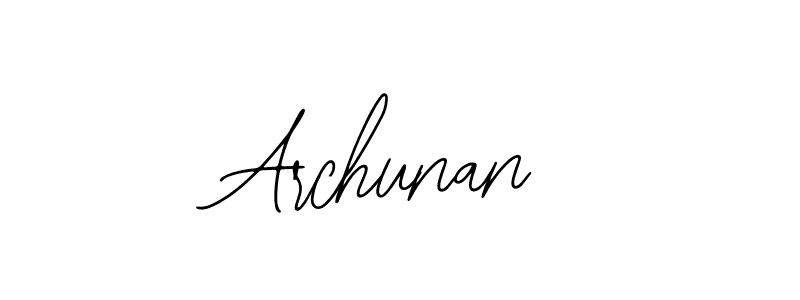 Create a beautiful signature design for name Archunan. With this signature (Bearetta-2O07w) fonts, you can make a handwritten signature for free. Archunan signature style 12 images and pictures png