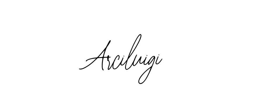 if you are searching for the best signature style for your name Arciluigi. so please give up your signature search. here we have designed multiple signature styles  using Bearetta-2O07w. Arciluigi signature style 12 images and pictures png