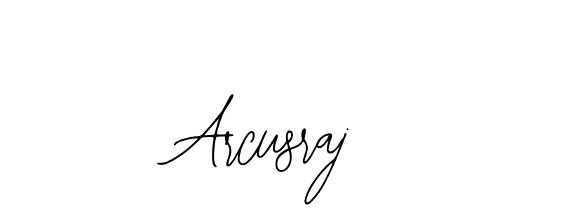 Design your own signature with our free online signature maker. With this signature software, you can create a handwritten (Bearetta-2O07w) signature for name Arcusraj. Arcusraj signature style 12 images and pictures png