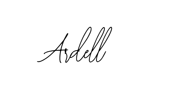 Design your own signature with our free online signature maker. With this signature software, you can create a handwritten (Bearetta-2O07w) signature for name Ardell. Ardell signature style 12 images and pictures png