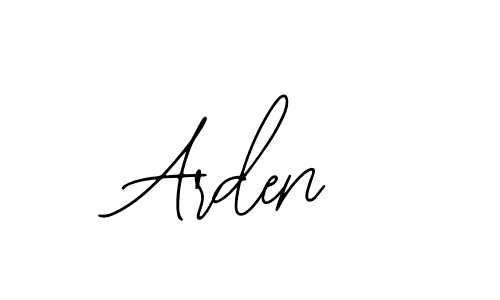 Design your own signature with our free online signature maker. With this signature software, you can create a handwritten (Bearetta-2O07w) signature for name Arden. Arden signature style 12 images and pictures png