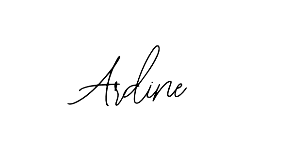 Use a signature maker to create a handwritten signature online. With this signature software, you can design (Bearetta-2O07w) your own signature for name Ardine. Ardine signature style 12 images and pictures png