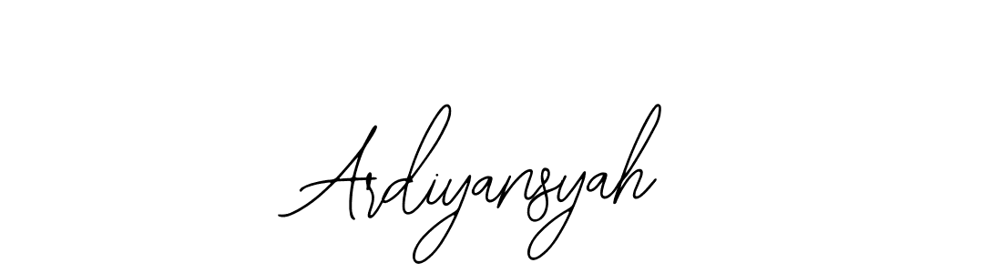 Similarly Bearetta-2O07w is the best handwritten signature design. Signature creator online .You can use it as an online autograph creator for name Ardiyansyah. Ardiyansyah signature style 12 images and pictures png