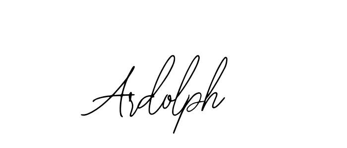 Ardolph stylish signature style. Best Handwritten Sign (Bearetta-2O07w) for my name. Handwritten Signature Collection Ideas for my name Ardolph. Ardolph signature style 12 images and pictures png