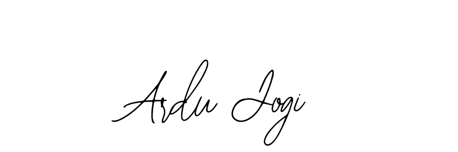 if you are searching for the best signature style for your name Ardu Jogi. so please give up your signature search. here we have designed multiple signature styles  using Bearetta-2O07w. Ardu Jogi signature style 12 images and pictures png